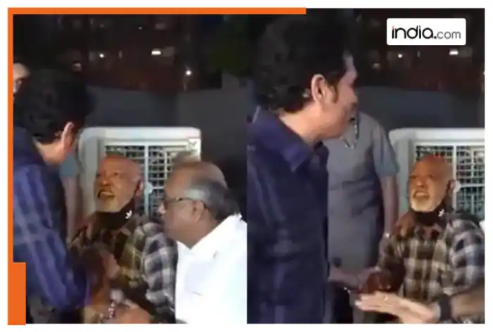 Video: Frail Vinod Kambli unable to stand up to greet Sachin Tendulkar, captures attention online