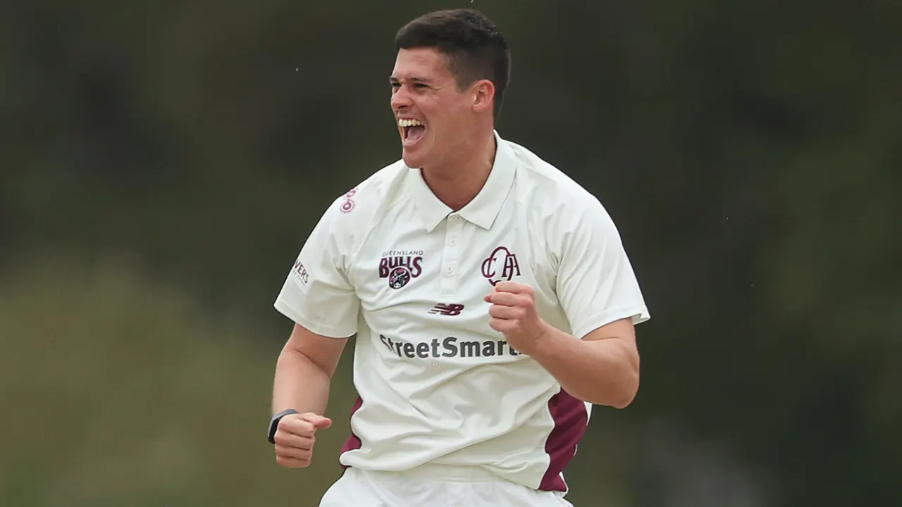 Liam Guthrie extends stay at Northamptonshire with a three-year contract